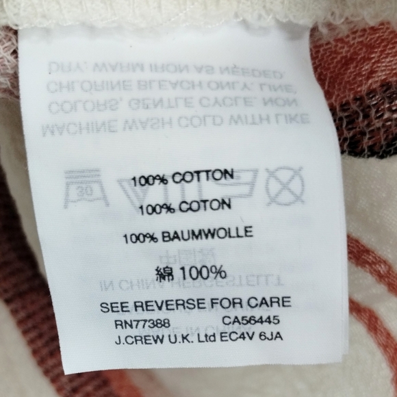 Madewell‎ Central Shirt White Albee Striped Cotton - Picture 11 of 14